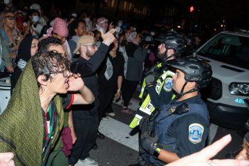 33 arrested as D.C. police clear George Washington University encampment – The Washington Post
